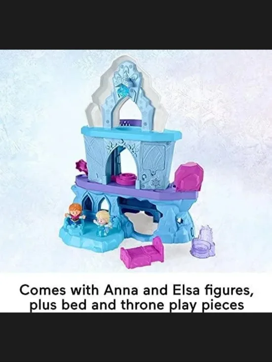 Fisher-Price Little People Disney Frozen Elsa's Enchanted Lights Palace.  - Picture 5 of 7